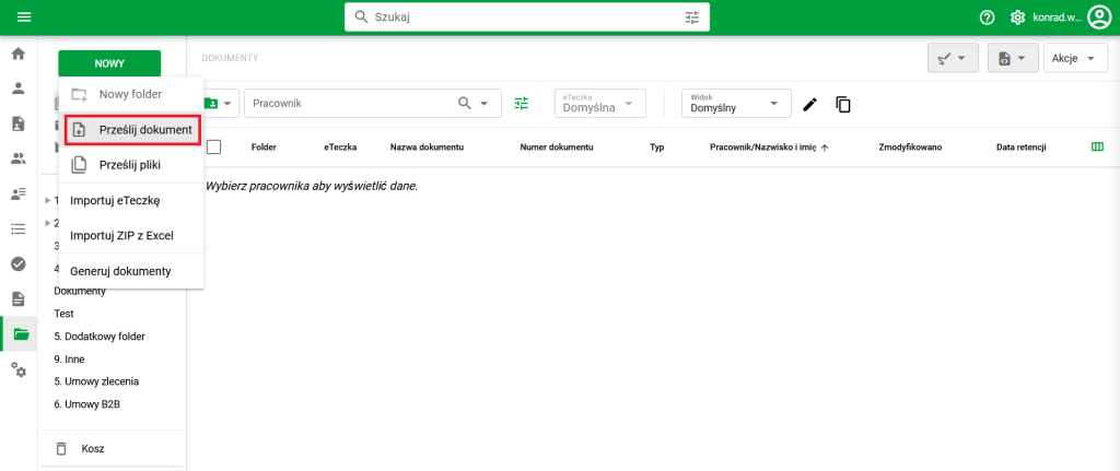 Przycisk pojedynczego dodawania pliku