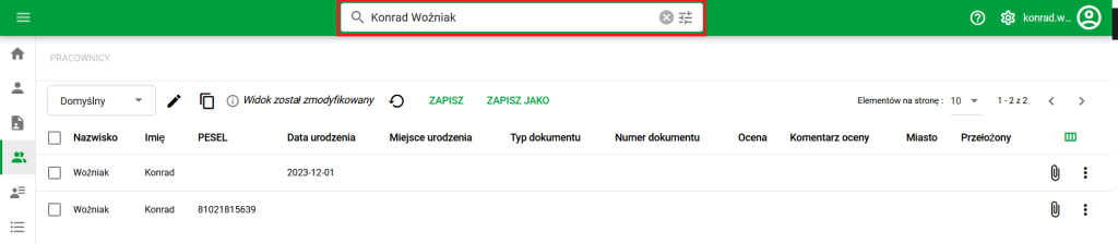 Filtrowanie podstawowe