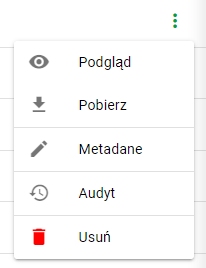 Menu opcji