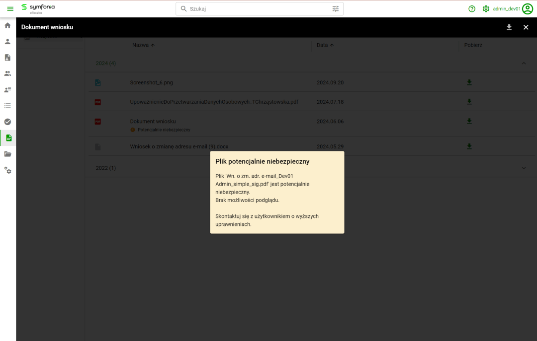 Moje dokumenty – blokada podglądu niebezpiecznego pliku Moje dokumenty – blokada podglądu niebezpiecznego pliku