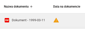 Opcja pusta data Opcja pusta data