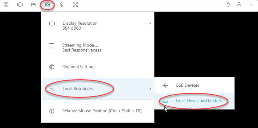 AppStream2-Client-Local-Drives-Folders-MenuOptions